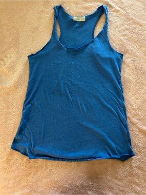 Ocean Drive Teal-Blue Racerback Tank